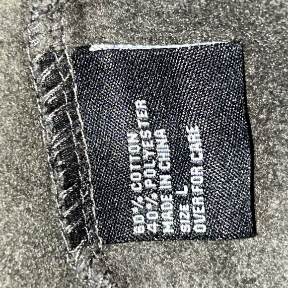 2008 Top Heavy Full Zip Hoodie Sweatshirt Faux Fur Trim Men’s Large Blue Bolt - Picture 10 of 11